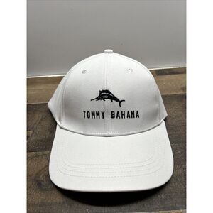 Tommy Bahama Men's‎ Hat Baja Margarita Hat 6 Panel Adjustable Cap NWT White